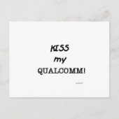 Carte Postale Embrasse ma Qualcomm (Devant)
