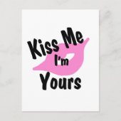 Carte Postale Embrasse-moi je suis à toi (Devant)