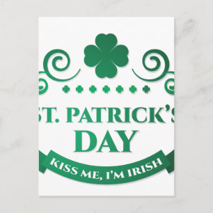 Carte Postale embrasse-moi je suis irish