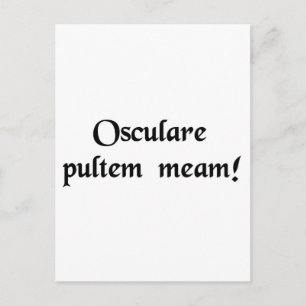 Carte Postale Embrasse-moi mes petits bonbons !