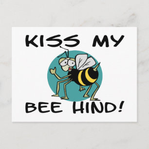 Carte Postale Embrasse mon abeille derrière
