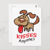 Carte Postale Embrasse n'importe qui (Devant / Derrière)