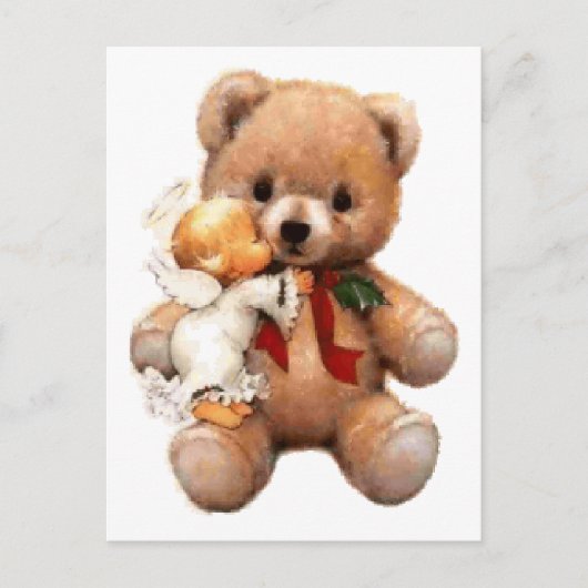 Carte Postale Embrassé Par Un Ange (Devant)