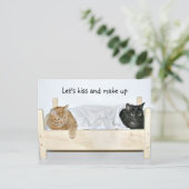 Carte Postale Embrasse-toi et maquille (Debout devant)