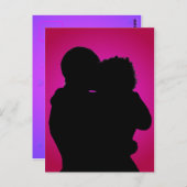 Carte Postale Embrasser (Devant / Derrière)