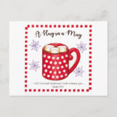 Carte Postale Embrasser dans une Mug Écriture Inspiration (Devant)