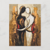 Carte Postale Embrasser éternel (Devant)