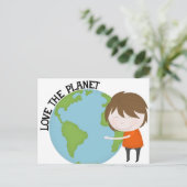 Carte Postale Embrasser le monde (Debout devant)