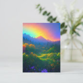 Carte Postale Embrasser les couleurs du coucher de soleil magiqu (Debout devant)