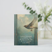 Carte Postale Embrasser les possibilités (Debout devant)