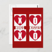 Carte Postale Embrous et baisers (Devant / Derrière)