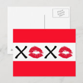 Carte Postale Embrous et baisers (Devant / Derrière)