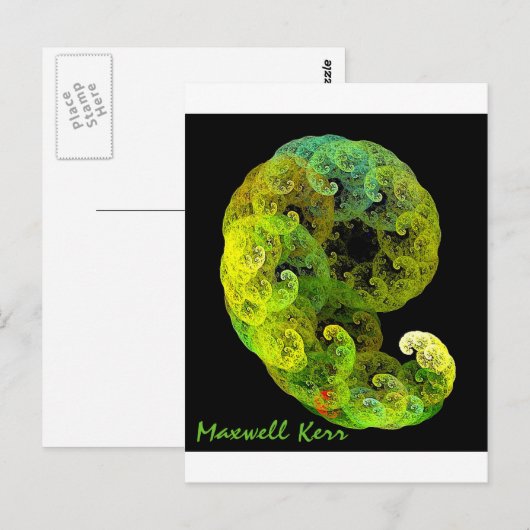 Carte Postale Embryo (Devant / Derrière)