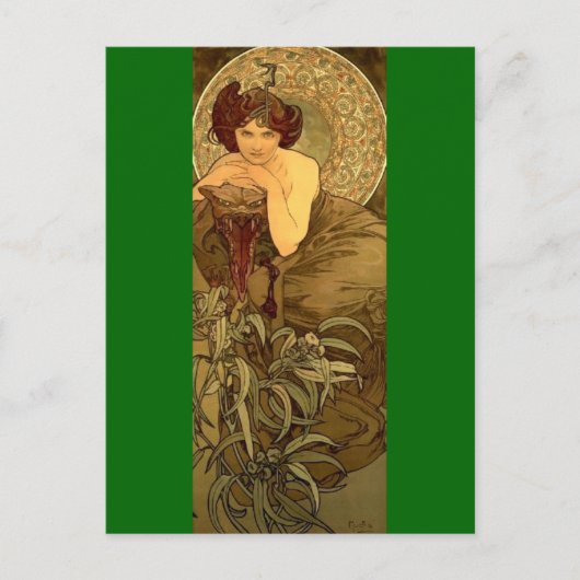 Carte Postale Emerald - Art Nouveau (Devant)