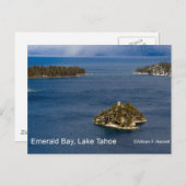 Carte Postale Emerald Bay, Lake Tahoe California Produits (Devant / Derrière)