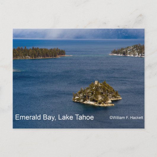 Carte Postale Emerald Bay, Lake Tahoe California Produits (Devant)