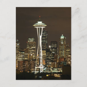 Carte Postale Emerald City Seattle Washington Space Needle
