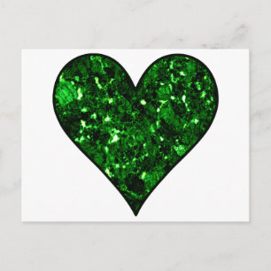 Carte Postale Emerald Gem Heart