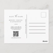 Carte Postale Emerald Green Arch Photo QR Code Enregistrer la da (Dos)