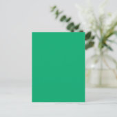 Carte postale Emerald Green Custom Holiday (Debout devant)