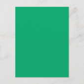Carte postale Emerald Green Custom Holiday (Devant)