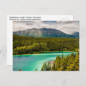 Carte Postale Emerald Lake Yukon Canada (Devant / Derrière)
