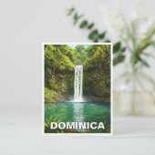 Carte Postale Emerald Pool Dominica (Debout devant)