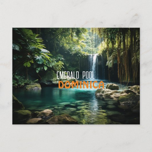 CARTE POSTALE EMERALD POOL DOMINICA POSTCARTE (Devant)