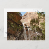 Carte Postale Emerald Pool Falls I du parc national Zion (Devant / Derrière)