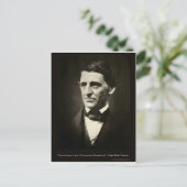 Carte Postale Emerson Love Of Beauty Is Taste Love Citations Cad (Debout devant)