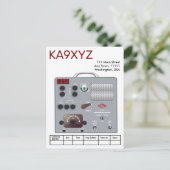 Carte Postale Émetteur-récepteur de radio amateur Gonset Communi (Debout devant)