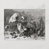 Carte Postale Émigration vers le pays occidental (Devant)