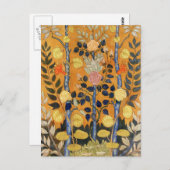 Carte Postale Emile Bernard peinture, Rose (Devant / Derrière)