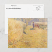 Carte Postale Emile Claus - Été (Devant / Derrière)