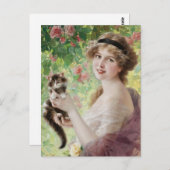 Carte postale Emile Vernon Precious Kitten (Devant / Derrière)