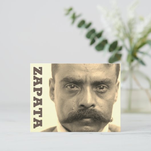 Carte Postale Emiliano Zapata (Debout devant)