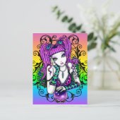 Carte postale "Emilicous" Crystal Ball Rainbow Fai (Debout devant)