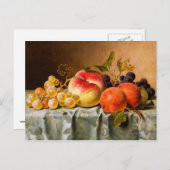 Carte Postale Emilie Preyer : Fruits à la mouche (Devant / Derrière)