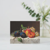 Carte Postale Emilie Preyer : Fruits et mouches (Debout devant)