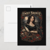 Carte Postale Emily Brontë (Devant / Derrière)