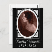 Carte Postale Emily Brontë (Devant / Derrière)