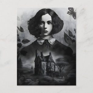 Carte Postale Emily Bronte, Écrivaine gothique victorienne de Ja