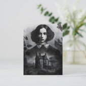 Carte Postale Emily Bronte, Écrivaine gothique victorienne de Ja (Debout devant)