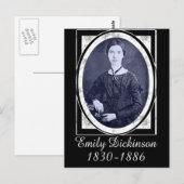 Carte Postale Emily Dickinson (Devant / Derrière)
