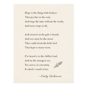 Cadeaux Poeme D Emily Dickinson Zazzle Be