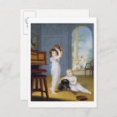 Carte Postale Emily et George Mason, c.1794-95 (Devant / Derrière)