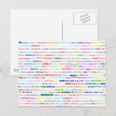 Carte postale Emily Text Design II (Devant / Derrière)