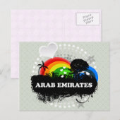 Carte Postale Emirats arabes aux fruits mignons (Devant / Derrière)