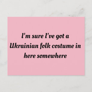 Carte Postale émission de télé noire orphane citation costume fo