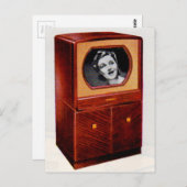 Carte Postale émission de télévision de 1951 (Devant / Derrière)